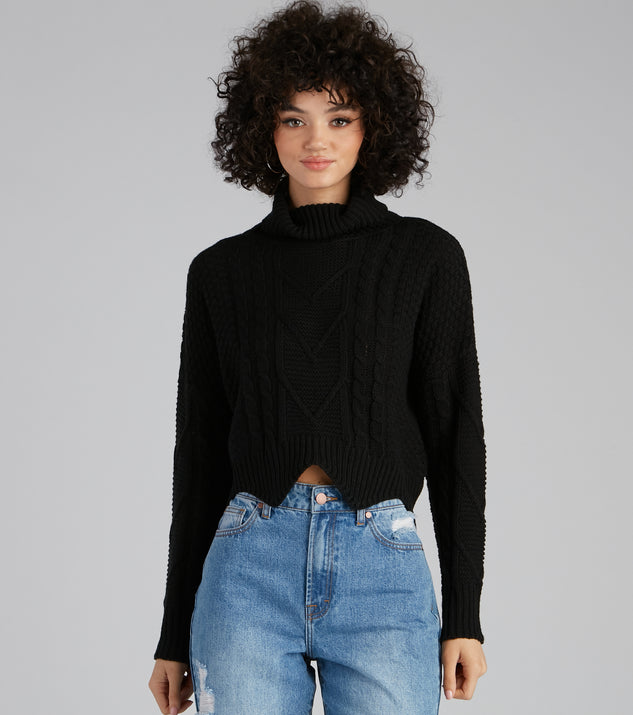 With fun and flirty details, Trendy Staples Scallop Hem Sweater shows off your unique style for a trendy outfit for the summer season!