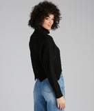 With fun and flirty details, Trendy Staples Scallop Hem Sweater shows off your unique style for a trendy outfit for the summer season!