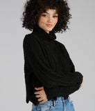 With fun and flirty details, Trendy Staples Scallop Hem Sweater shows off your unique style for a trendy outfit for the summer season!
