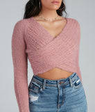 With fun and flirty details, Cuddle Weather Eyelash Knit Wrap Sweater shows off your unique style for a trendy outfit for the summer season!
