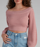 With fun and flirty details, Stay Cute Off-the-Shoulder Sweater shows off your unique style for a trendy outfit for the summer season!