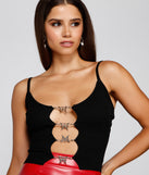 Butterfly Charm Ribbed Knit Cami is a trendy pick to create 2023 festival outfits, festival dresses, outfits for concerts or raves, and complete your best party outfits!