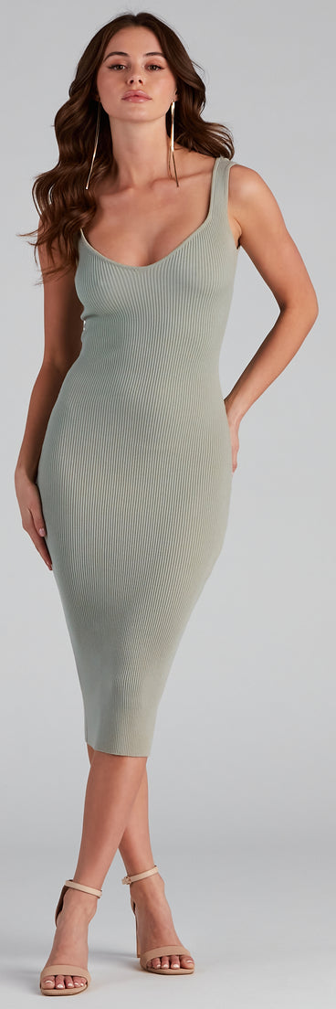 Essential Sleeveless Midi Dress