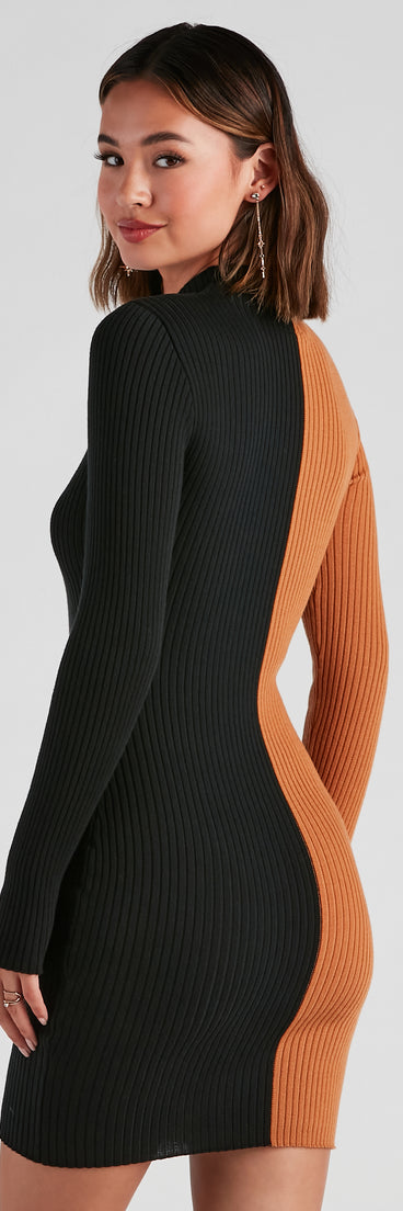 With fun and flirty details, Set The Tone Rib Sweater Dress shows off your unique style for a trendy outfit for the summer season!