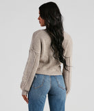 With fun and flirty details, Love This Shine V-Neck Knit Sweater shows off your unique style for a trendy outfit for the summer season!