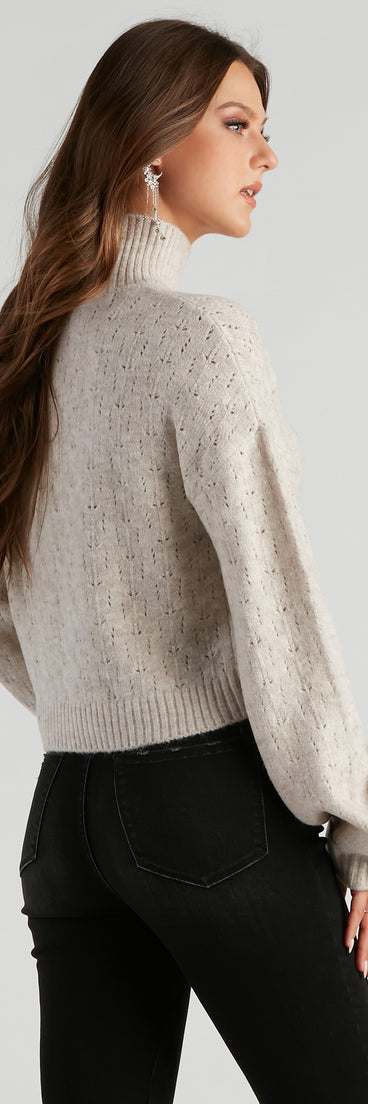 With fun and flirty details, Autumn Feels Turtle Neck Sweater shows off your unique style for a trendy outfit for the summer season!