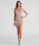 Good For You Sweater Maxi Dress