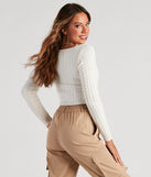 With fun and flirty details, Chill Cutie Cable Knit Sweater shows off your unique style for a trendy outfit for the summer season!