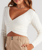 With fun and flirty details, Chill Cutie Cable Knit Sweater shows off your unique style for a trendy outfit for the summer season!