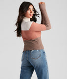 With fun and flirty details, Latte To Love Turtleneck Sweater Top shows off your unique style for a trendy outfit for the summer season!