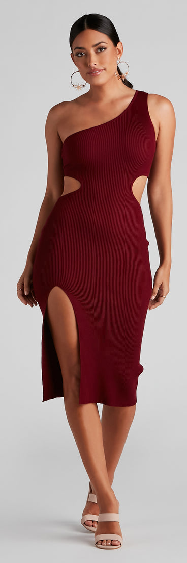 Only View One Shoulder Sweater Dress
