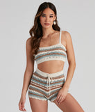 Summer Blend Crochet Knit Top is a trendy pick to create 2023 festival outfits, festival dresses, outfits for concerts or raves, and complete your best party outfits!
