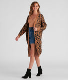With fun and flirty details, Into the Wild Leopard Duster Cardigan shows off your unique style for a trendy outfit for the summer season!