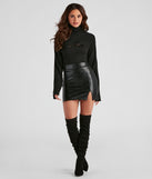With fun and flirty details, Love On Top Turtleneck Sweater shows off your unique style for a trendy outfit for the summer season!