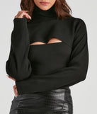 With fun and flirty details, Love On Top Turtleneck Sweater shows off your unique style for a trendy outfit for the summer season!