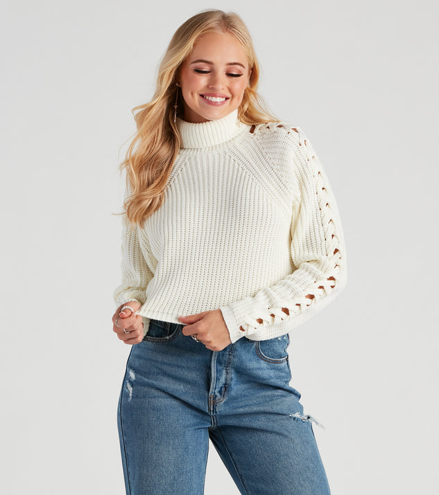 The trendy Keep Me Warm Turtleneck Sweater is the perfect pick to create a holiday outfit, new years attire, cocktail outfit, or party look for any seasonal event!