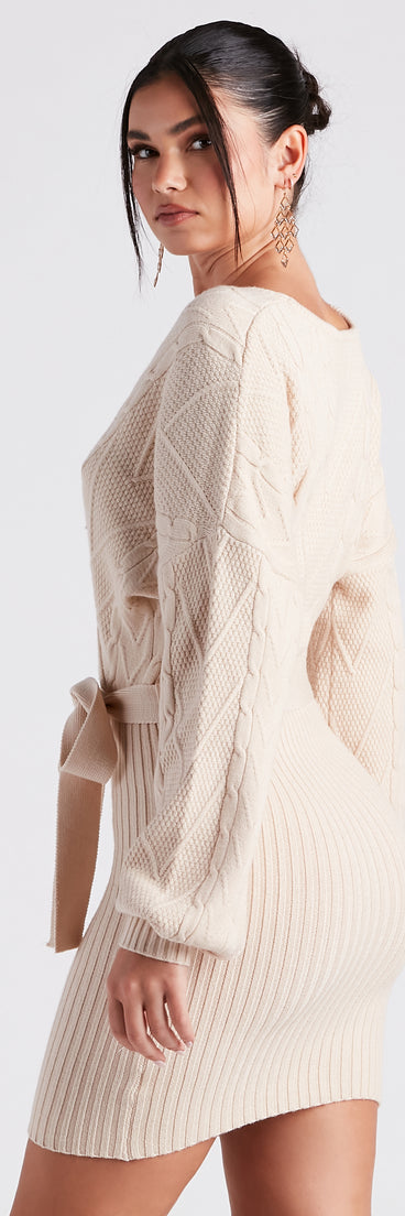 Style Warm Up Sweater Knit Dress