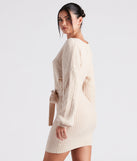 Style Warm Up Sweater Knit Dress