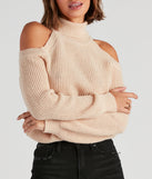 With fun and flirty details, Knit Girl Cold Shoulder Sweater shows off your unique style for a trendy outfit for the summer season!