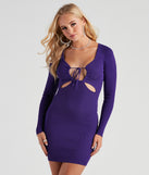 Trendy Style Cutout Sweater Dress