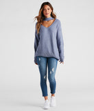 With fun and flirty details, Keeping Knit Chic Mock Neck Sweater shows off your unique style for a trendy outfit for the summer season!
