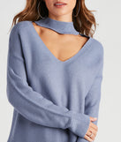 With fun and flirty details, Keeping Knit Chic Mock Neck Sweater shows off your unique style for a trendy outfit for the summer season!