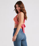 Desert Heat Crochet Striped Crop Top is a fire pick to create 2023 festival outfits, concert dresses, outfits for raves, or to complete your best party outfits or clubwear!