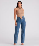 With fun and flirty details, Feisty Lady Turtleneck Sweater Top shows off your unique style for a trendy outfit for the summer season!