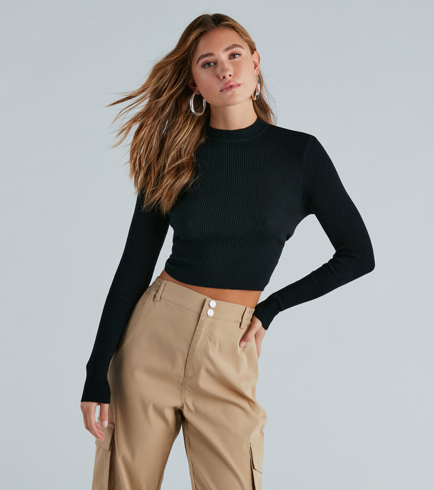 Simple Perfection Open Back Sweater Top is a trendy pick to create 2024 concert outfits, festival dresses, outfits for raves, or to complete your best party outfits or clubwear!
