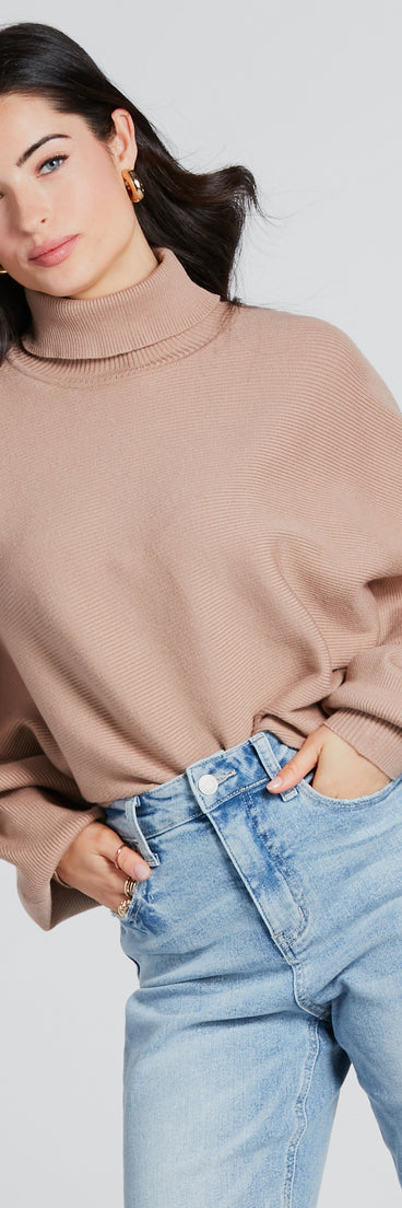 With fun and flirty details, the Only Cozy Vibes Turtleneck Cropped Sweater shows off your unique style for a trendy outfit for summer!