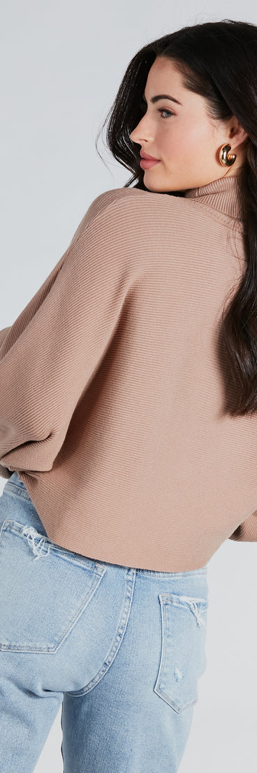 With fun and flirty details, the Only Cozy Vibes Turtleneck Cropped Sweater shows off your unique style for a trendy outfit for summer!