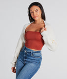 Cozy Fave Sweater Knit Bolero