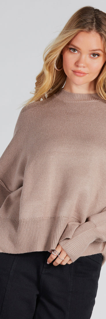 With fun and flirty details, the Good Vibes Oversized Pullover Sweater shows off your unique style for a trendy outfit for the spring or summer season!