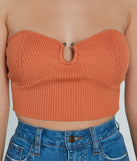 With fun and flirty details, the Elevated Trend Sweater Knit Tube Crop Top shows off your unique style for a trendy outfit for summer!