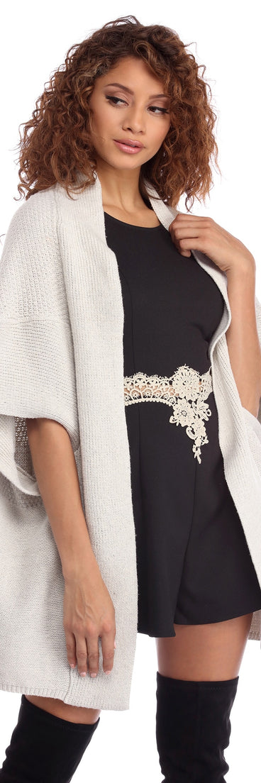 With fun and flirty details, Need It Now Caridgan shows off your unique style for a trendy outfit for the summer season!