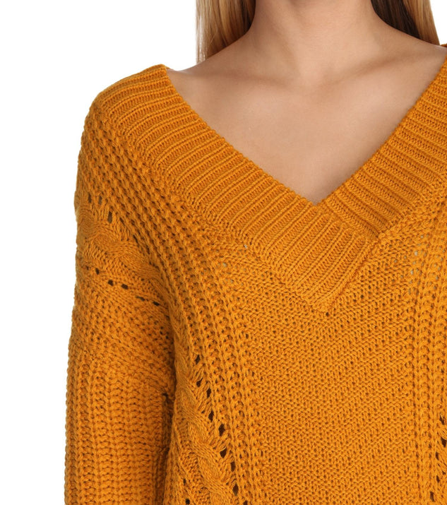 Cozy With A Side Of Knit Sweater