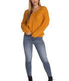 Cozy With A Side Of Knit Sweater
