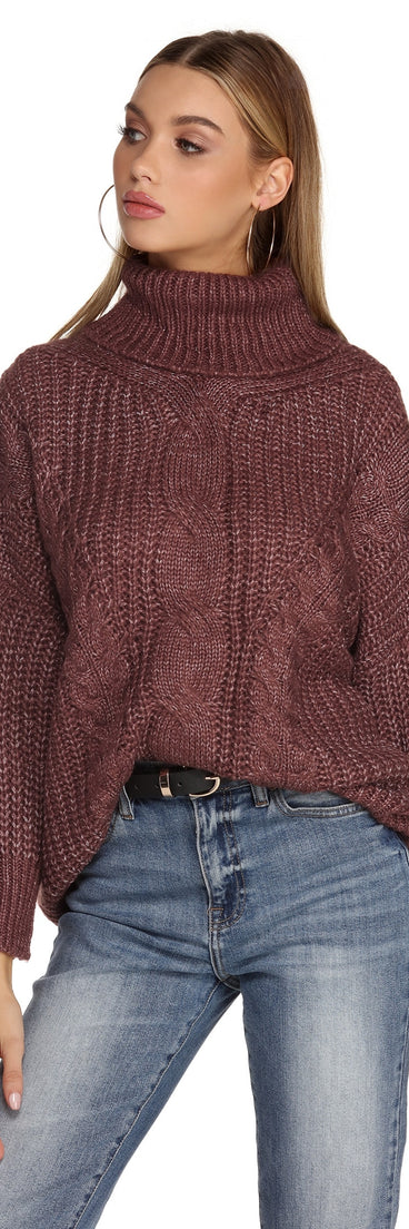 Stay Warm Knit Sweater Tunic
