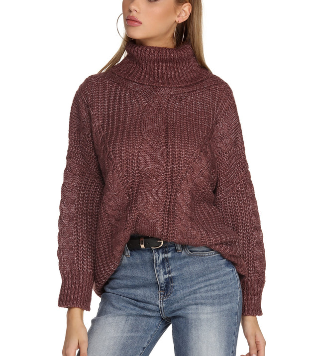 Stay Warm Knit Sweater Tunic