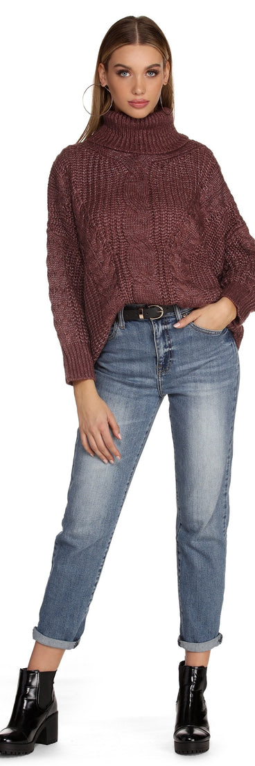 Stay Warm Knit Sweater Tunic