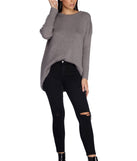 Knit It In Glitter Tunic