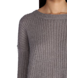 Knit It In Glitter Tunic