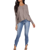 With fun and flirty details, Cozy On Up Pullover Sweater shows off your unique style for a trendy outfit for the summer season!
