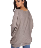 With fun and flirty details, Cozy On Up Pullover Sweater shows off your unique style for a trendy outfit for the summer season!
