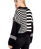Stripe Life Long Sleeve Pullover