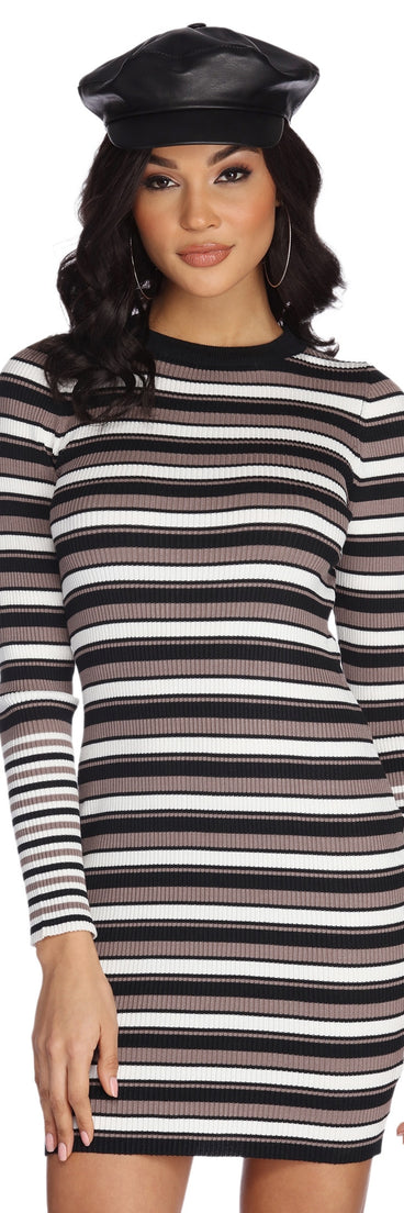 On The Cool Scale Sweater Dress