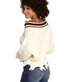 Best In Style Varsity Striped Sweater