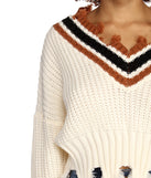 Best In Style Varsity Striped Sweater