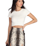 Best Life Cropped Blouse