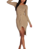 Belted Button Up Midi Dress for 2022 festival outfits, festival dress, outfits for raves, concert outfits, and/or club outfits